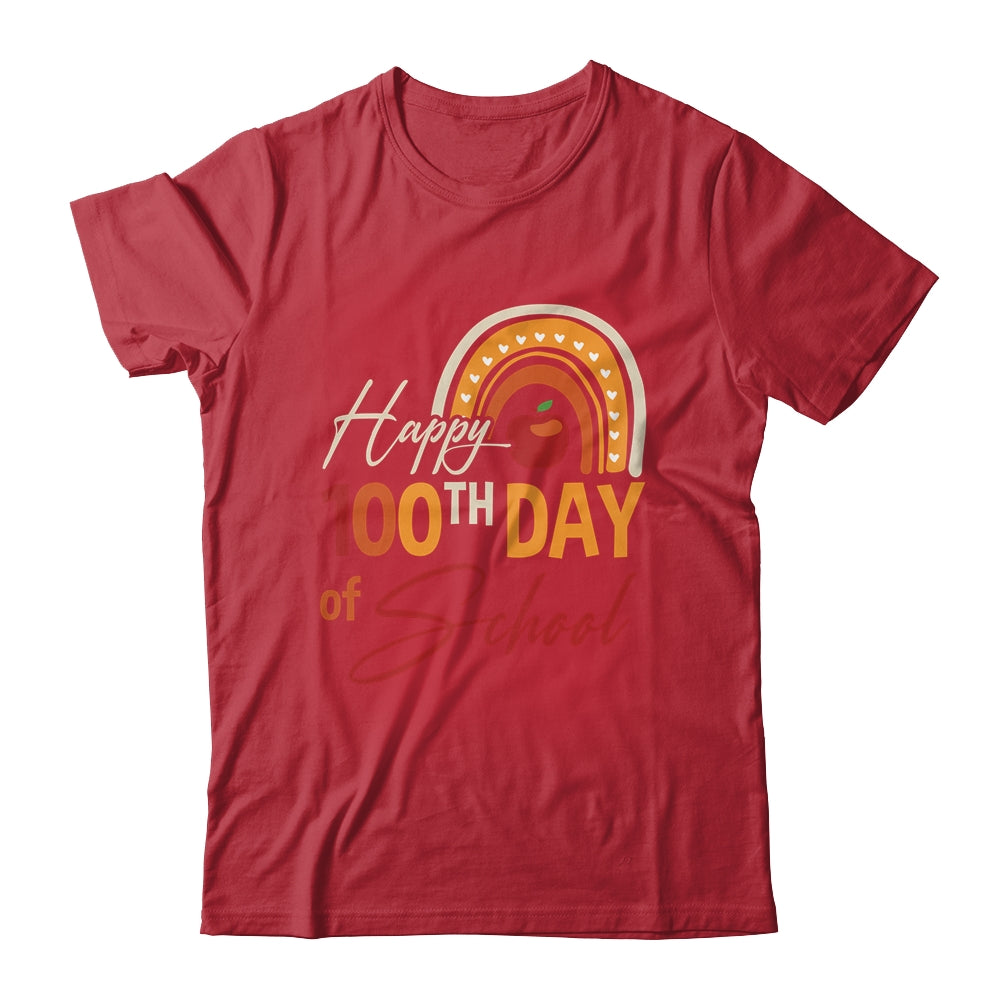 100Th Day Of School Teacher Rainbow 100 Days Of School Shirt & Hoodie | siriusteestore