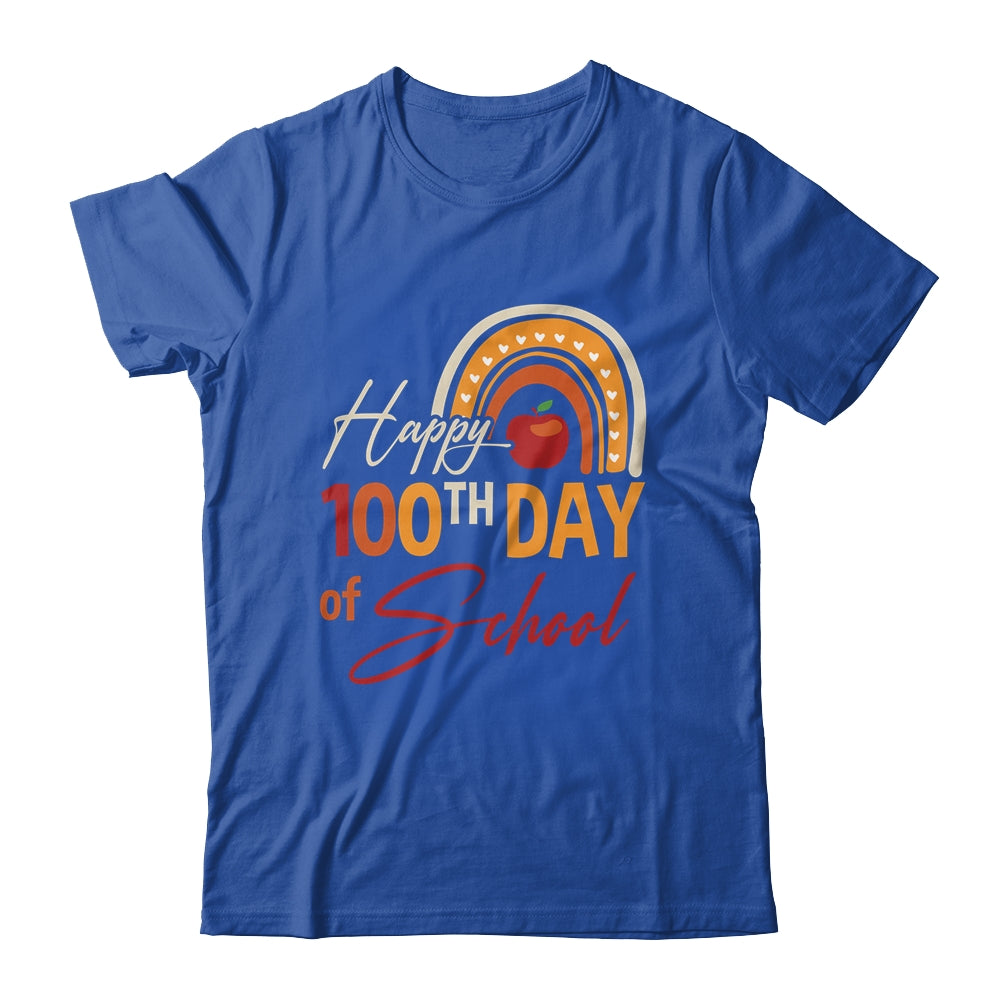 100Th Day Of School Teacher Rainbow 100 Days Of School Shirt & Hoodie | siriusteestore