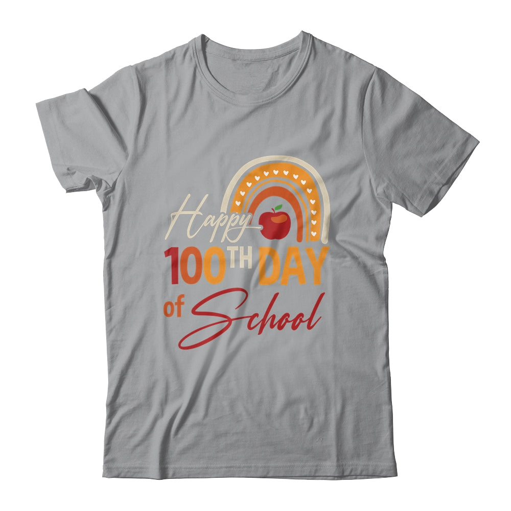 100Th Day Of School Teacher Rainbow 100 Days Of School Shirt & Hoodie | siriusteestore
