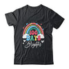 100 Days Brighter Rainbow Teacher Student 100Th Day School Shirt & Hoodie | siriusteestore