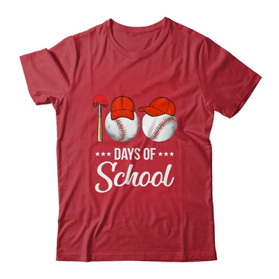 100 Days Of School Baseball Teacher Kids 100th Day Of School Shirt & Hoodie | siriusteestore