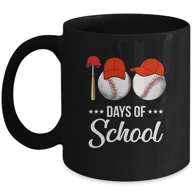 100 Days Of School Baseball Teacher Kids 100th Day Of School Mug | siriusteestore