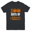 100 Days Of School Basketball Player Boy Girl Youth Shirt | siriusteestore
