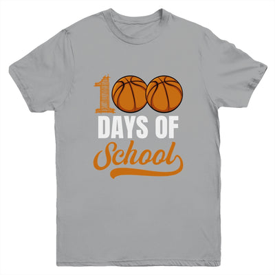 100 Days Of School Basketball Player Boy Girl Youth Shirt | siriusteestore