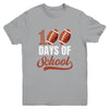 100 Days Of School Football Player Boy Girl Youth Shirt | siriusteestore