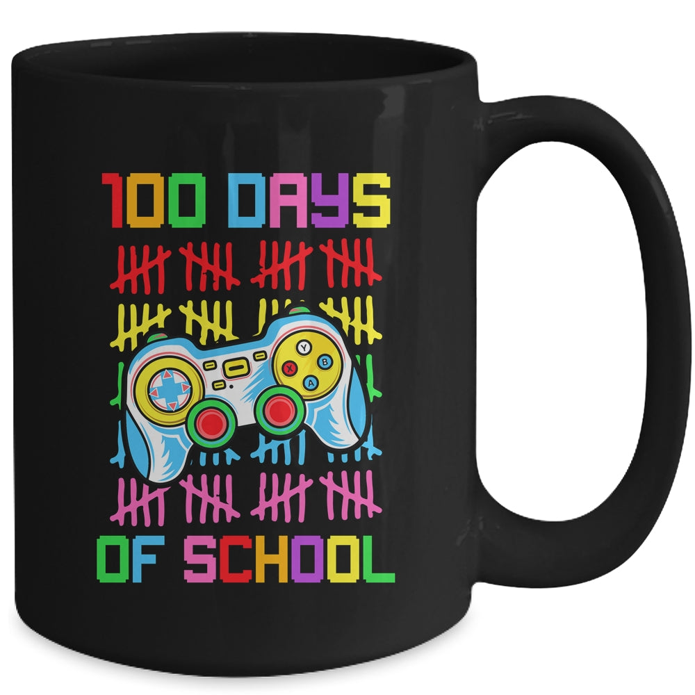 100 Days Of School For Boy Gamer 100Th Day Of School Mug | siriusteestore