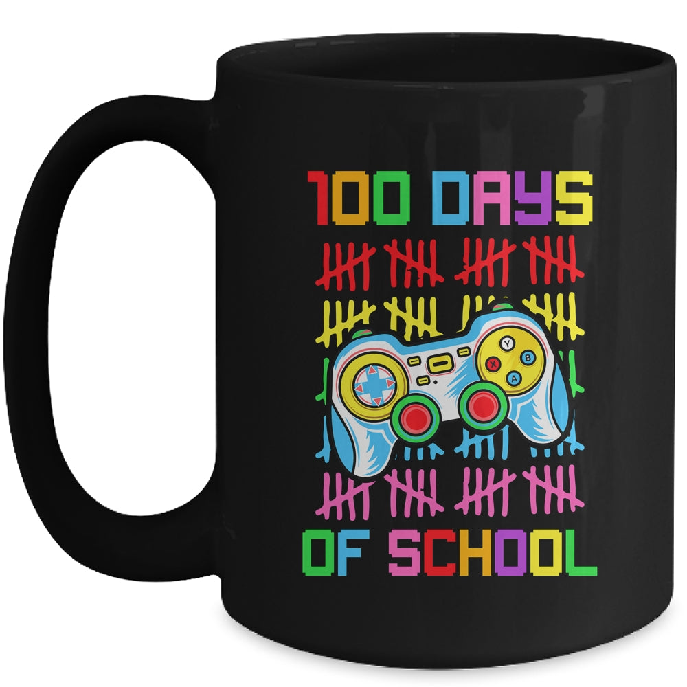100 Days Of School For Boy Gamer 100Th Day Of School Mug | siriusteestore