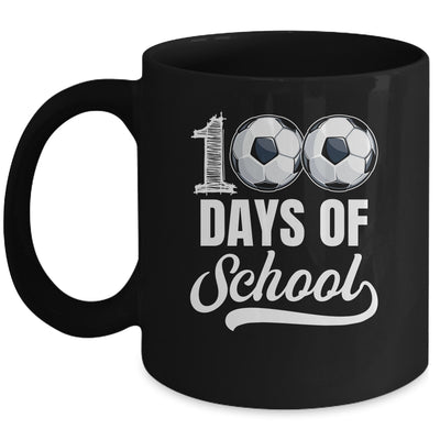 100 Days Of School Soccer Player Boy Girl Mug | siriusteestore