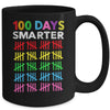 100 Days Smarter Happy 100th Day Of School Student Teacher Mug | siriusteestore