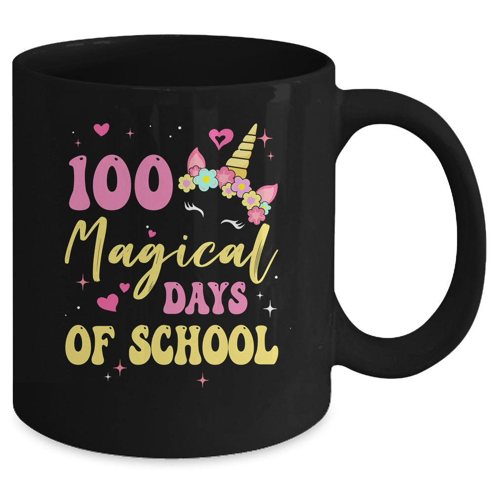 100 Magical Days 100Th Day Of Kindergarten For Girls Mug | siriusteestore