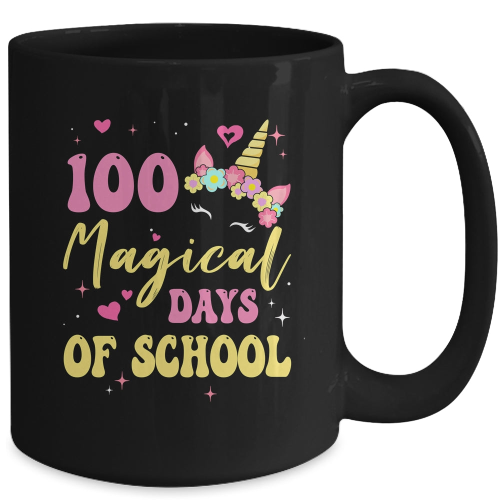 100 Magical Days 100Th Day Of Kindergarten For Girls Mug | siriusteestore