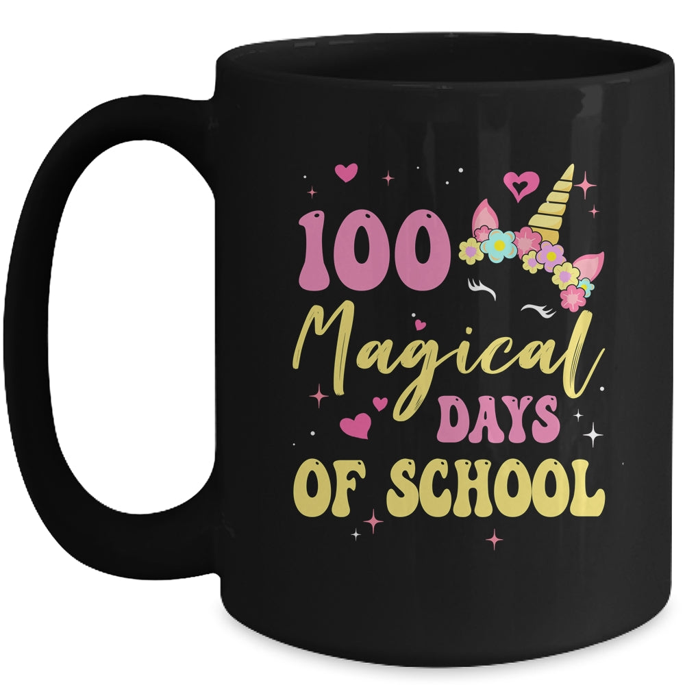 100 Magical Days 100Th Day Of Kindergarten For Girls Mug | siriusteestore