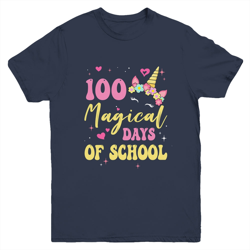 100 Magical Days 100Th Day Of Kindergarten For Girls Youth Shirt | siriusteestore