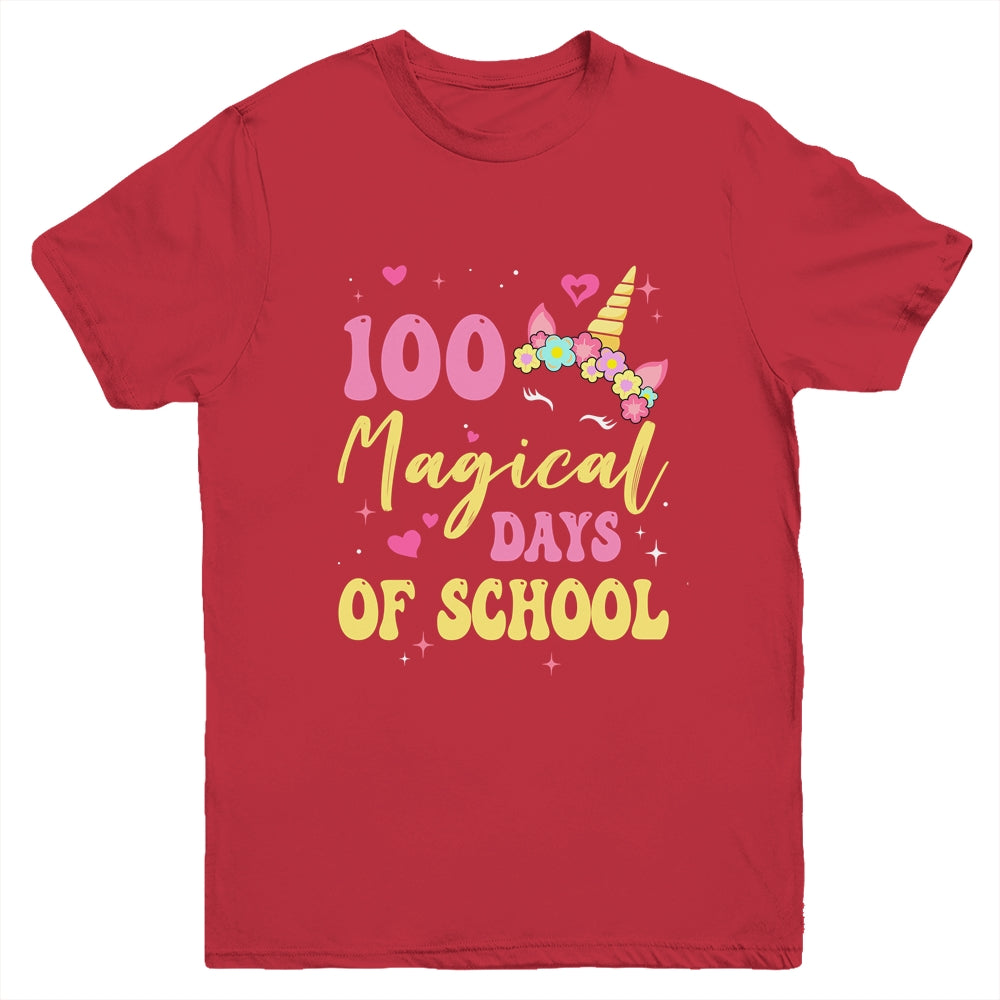 100 Magical Days 100Th Day Of Kindergarten For Girls Youth Shirt | siriusteestore