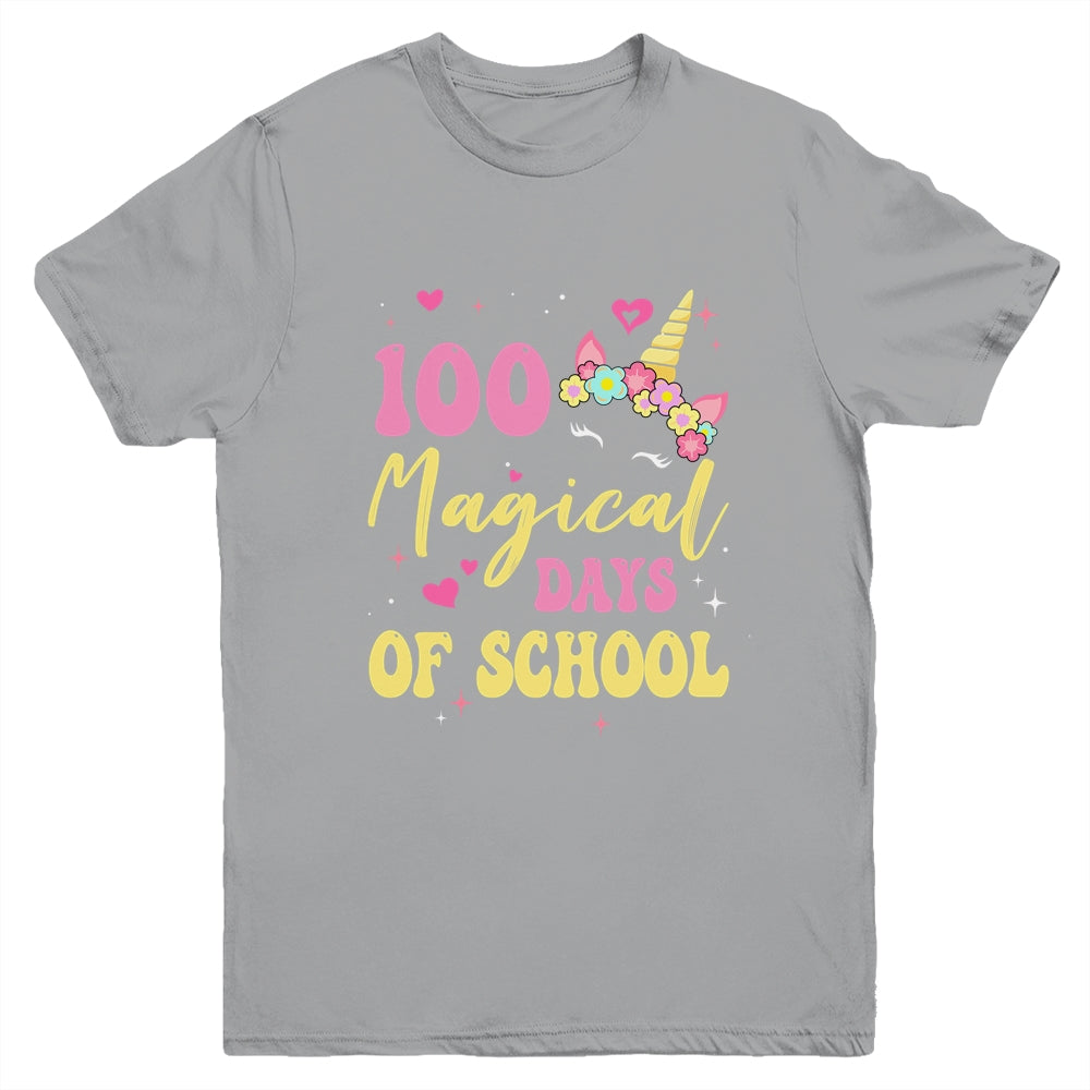 100 Magical Days 100Th Day Of Kindergarten For Girls Youth Shirt | siriusteestore