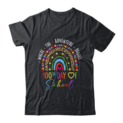 100th Day Of School Teacher 100 Days Smarter Rainbow Shirt & Hoodie | siriusteestore