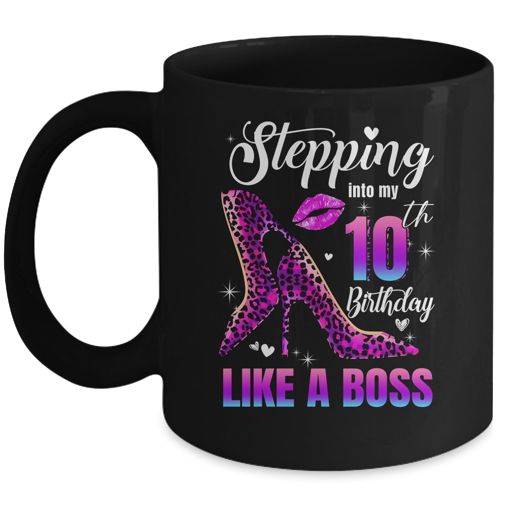 10 And Fabulous High Heels Stepping Into My 10th Birthday Mug | siriusteestore