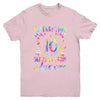 10 Years Of Being Awesome 10 Years Old 10th Birthday Tie Dye Youth Shirt | siriusteestore