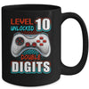 10th Birthday For Boys Double Digits 10 Year Old Gamer Mug | siriusteestore