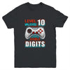 10th Birthday For Boys Double Digits 10 Year Old Gamer Youth Shirt | siriusteestore