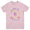 11 Years Of Being Awesome 11 Years Old 11th Birthday Tie Dye Youth Shirt | siriusteestore