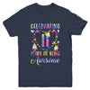 11 Years Of Being Awesome 11 Years Old 11th Birthday Tie Dye Youth Shirt | siriusteestore
