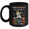 So Long Kindergarten Here I Come 1st Grade Dabbing Unicorn Mug