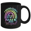 12 Years Of Being Awesome 12th Birthday Girl Tie Dye Mug | siriusteestore