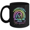 12 Years Of Being Awesome 12th Birthday Girl Tie Dye Mug | siriusteestore