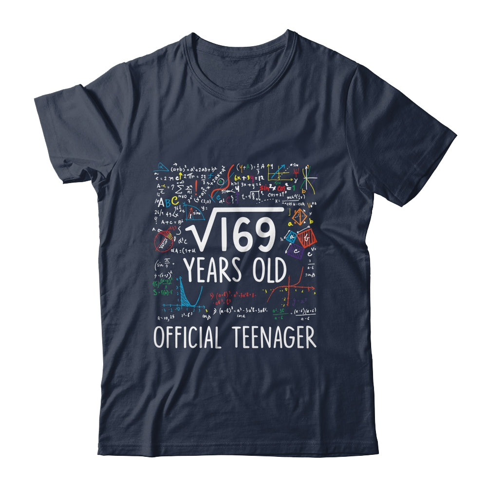 13 Birthday Official Teenager Boy 13yr Math 13th Birthday Shirt & Hoodie | siriusteestore