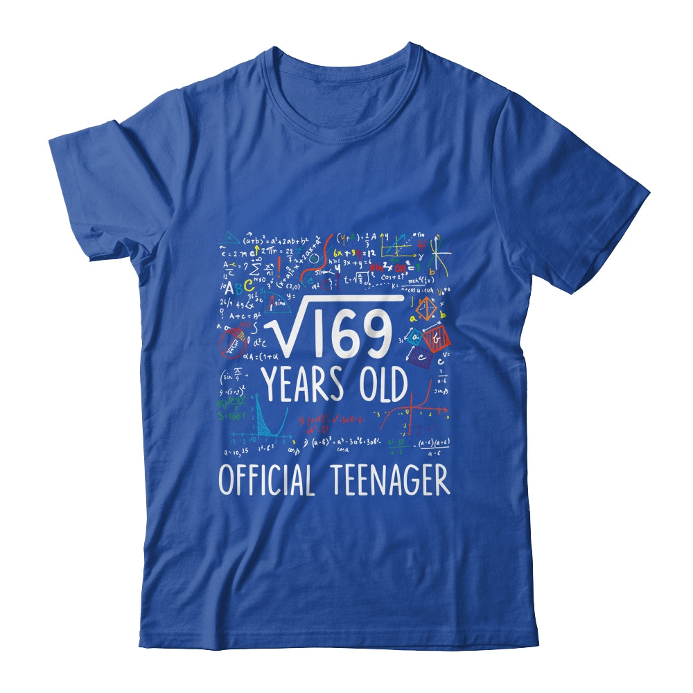 13 Birthday Official Teenager Boy 13yr Math 13th Birthday Shirt & Hoodie | siriusteestore