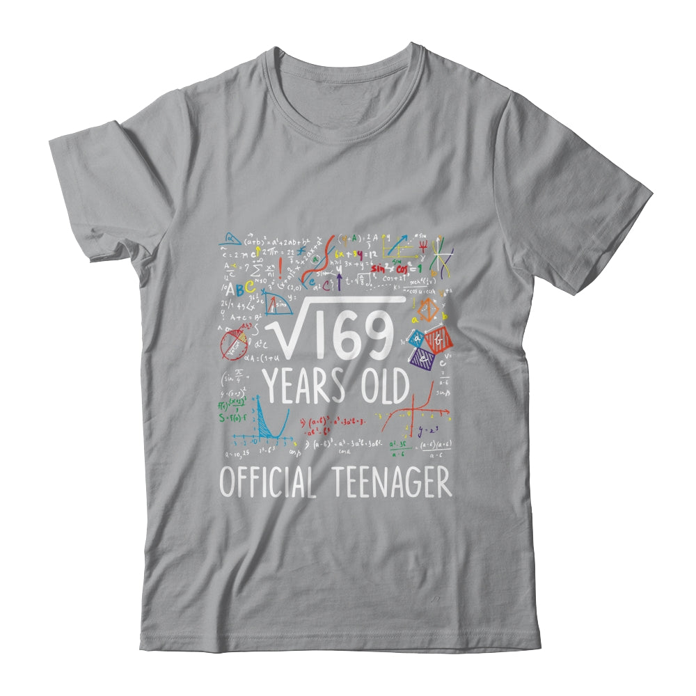 13 Birthday Official Teenager Boy 13yr Math 13th Birthday Shirt & Hoodie | siriusteestore