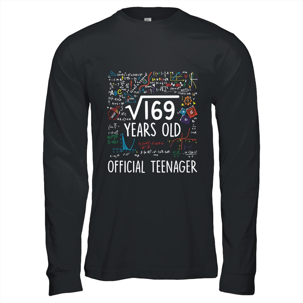 13 Birthday Official Teenager Boy 13yr Math 13th Birthday Shirt & Hoodie | siriusteestore