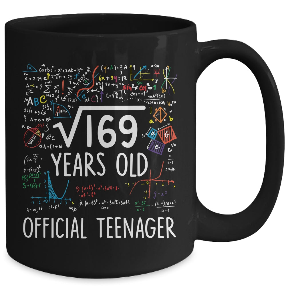 13 Birthday Official Teenager Boy 13yr Math 13th Birthday Mug | siriusteestore