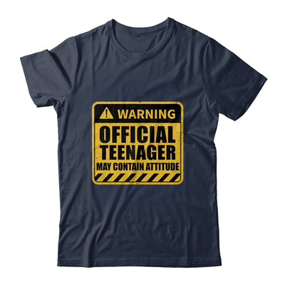 13 Birthday Official Teenager May Contain Attitude Math 13th Birthday Shirt & Hoodie | siriusteestore