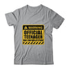 13 Birthday Official Teenager May Contain Attitude Math 13th Birthday Shirt & Hoodie | siriusteestore