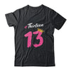 13 Years Old Official Teenager 13th Birthday For Girls Shirt & Tank Top | siriusteestore