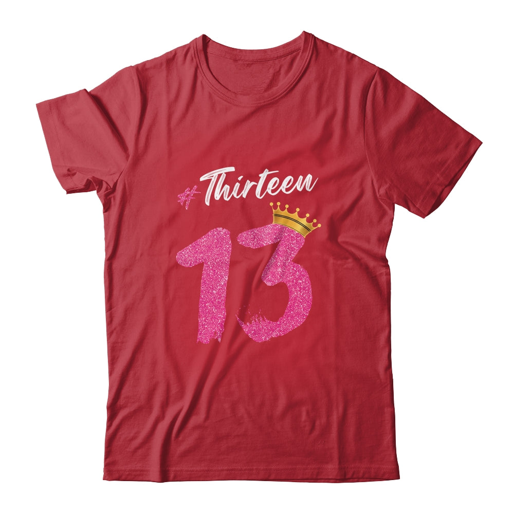 13 Years Old Official Teenager 13th Birthday For Girls Shirt & Tank Top | siriusteestore
