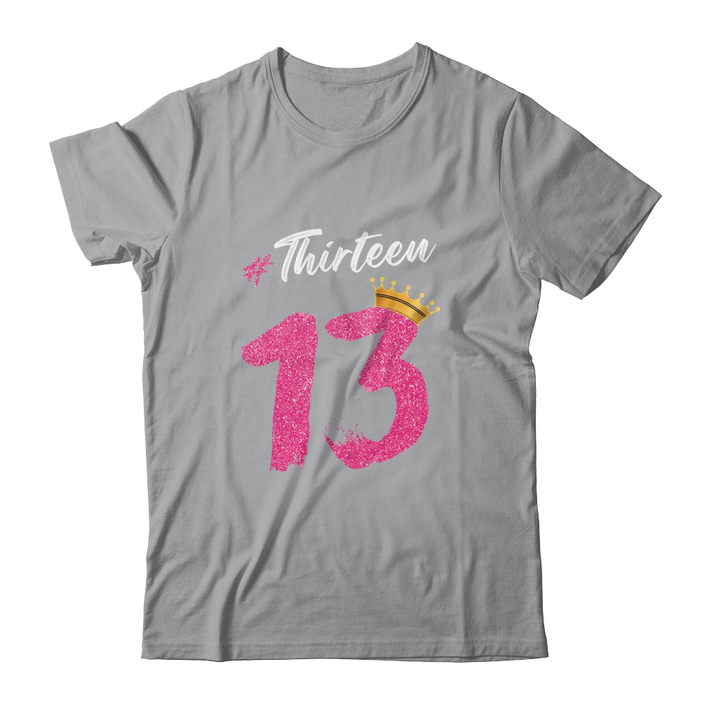 13 Years Old Official Teenager 13th Birthday For Girls Shirt & Tank Top | siriusteestore