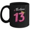13 Years Old Official Teenager 13th Birthday For Girls Mug | siriusteestore
