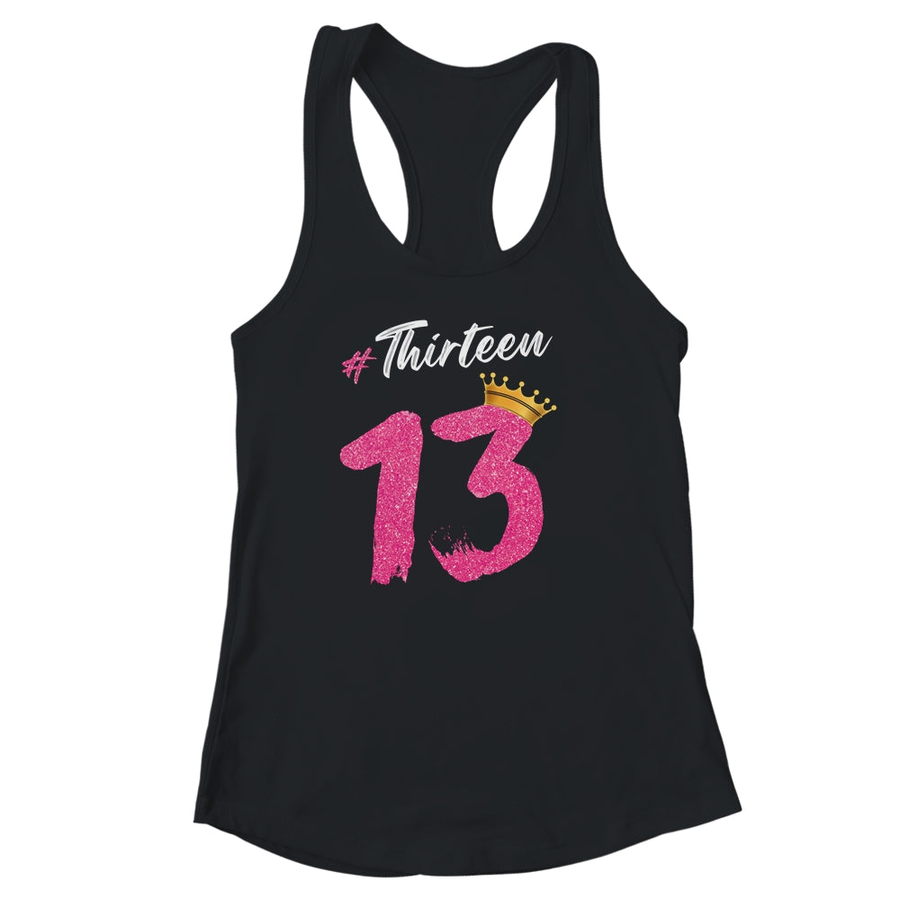 13 Years Old Official Teenager 13th Birthday For Girls Shirt & Tank Top | siriusteestore