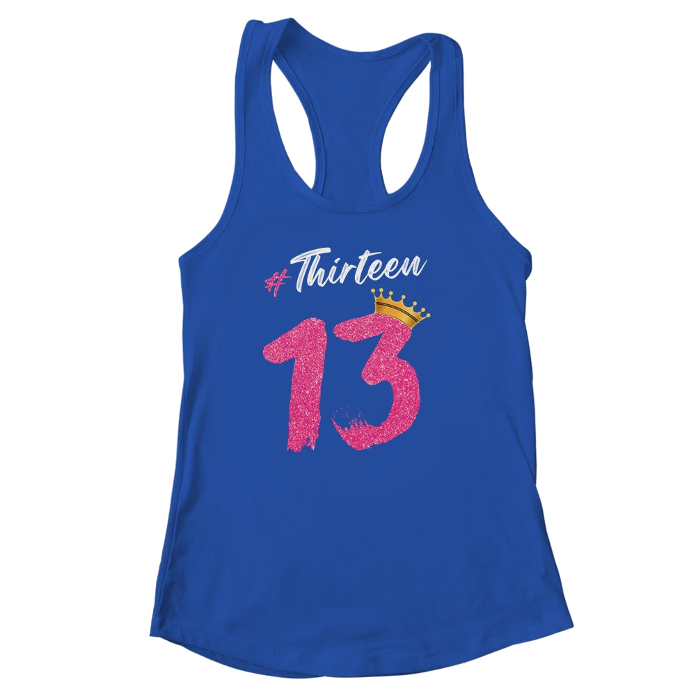 13 Years Old Official Teenager 13th Birthday For Girls Shirt & Tank Top | siriusteestore