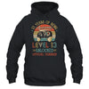 13th Birthday Boy Official Teenager Level 13 Unlocked Game Shirt & Hoodie | siriusteestore