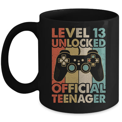 13th Birthday Gift Boys Level 13 Unlocked Official Teenager Mug | siriusteestore