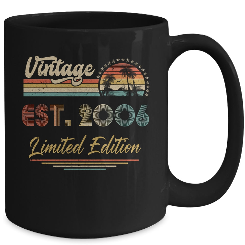 15 Year Old Vintage 2006 Limited Edition 15th Birthday Mug | siriusteestore