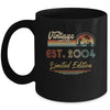 17 Year Old Vintage 2004 Limited Edition 17th Birthday Mug | siriusteestore