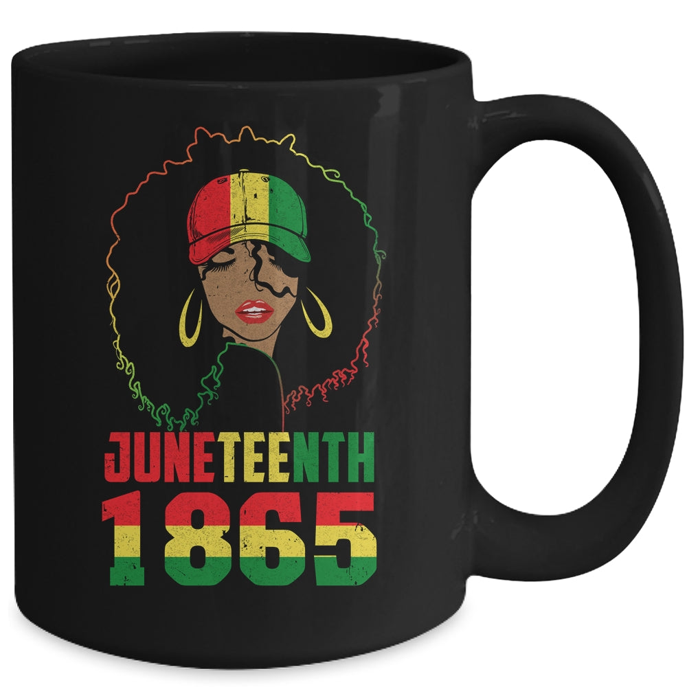 1865 Juneteenth Celebrate African American Freedom Day Women Mug | siriusteestore