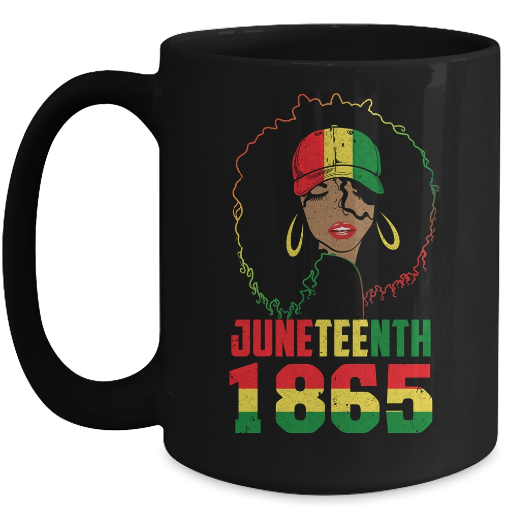 1865 Juneteenth Celebrate African American Freedom Day Women Mug | siriusteestore