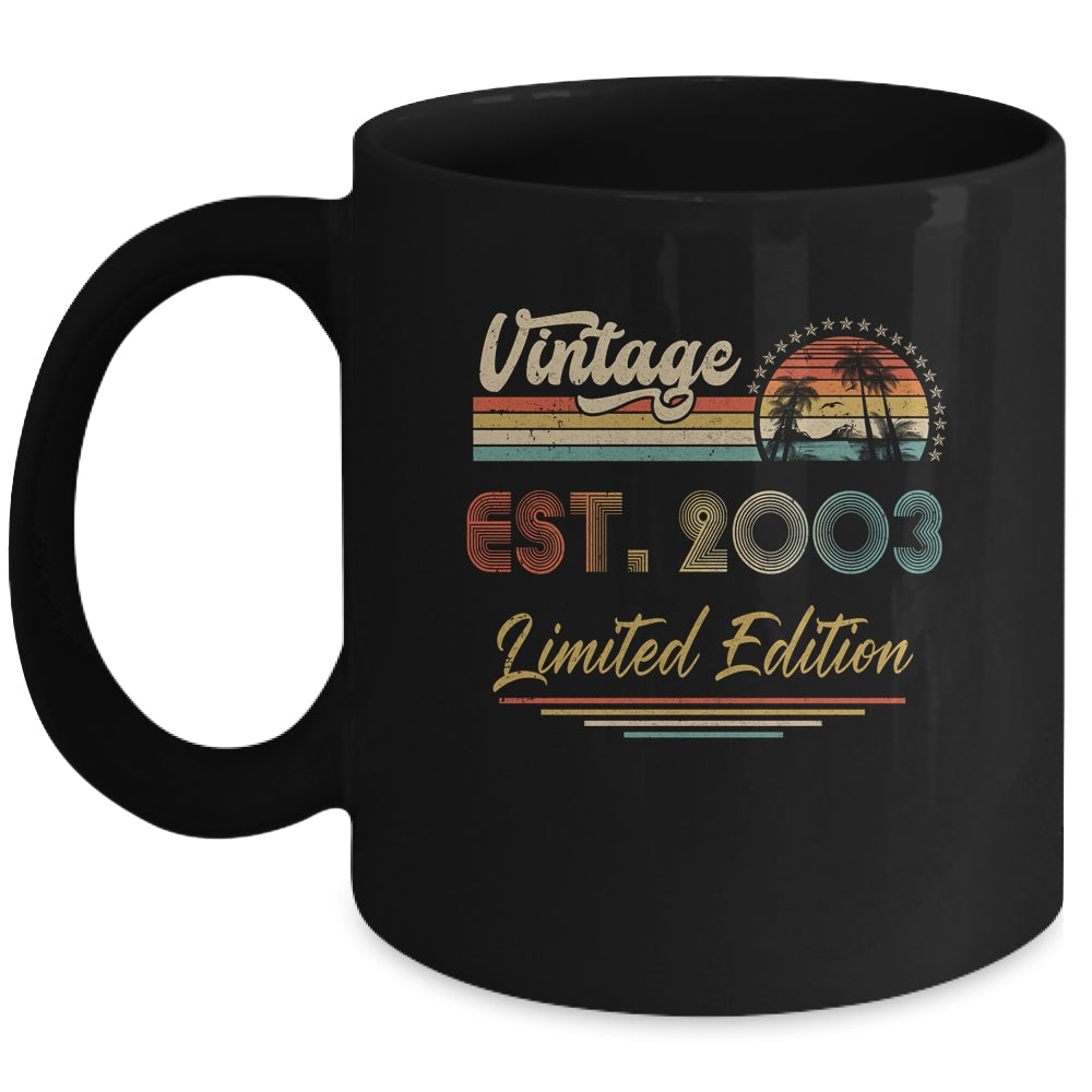 18 Year Old Vintage 2003 Limited Edition 18th Birthday Mug | siriusteestore