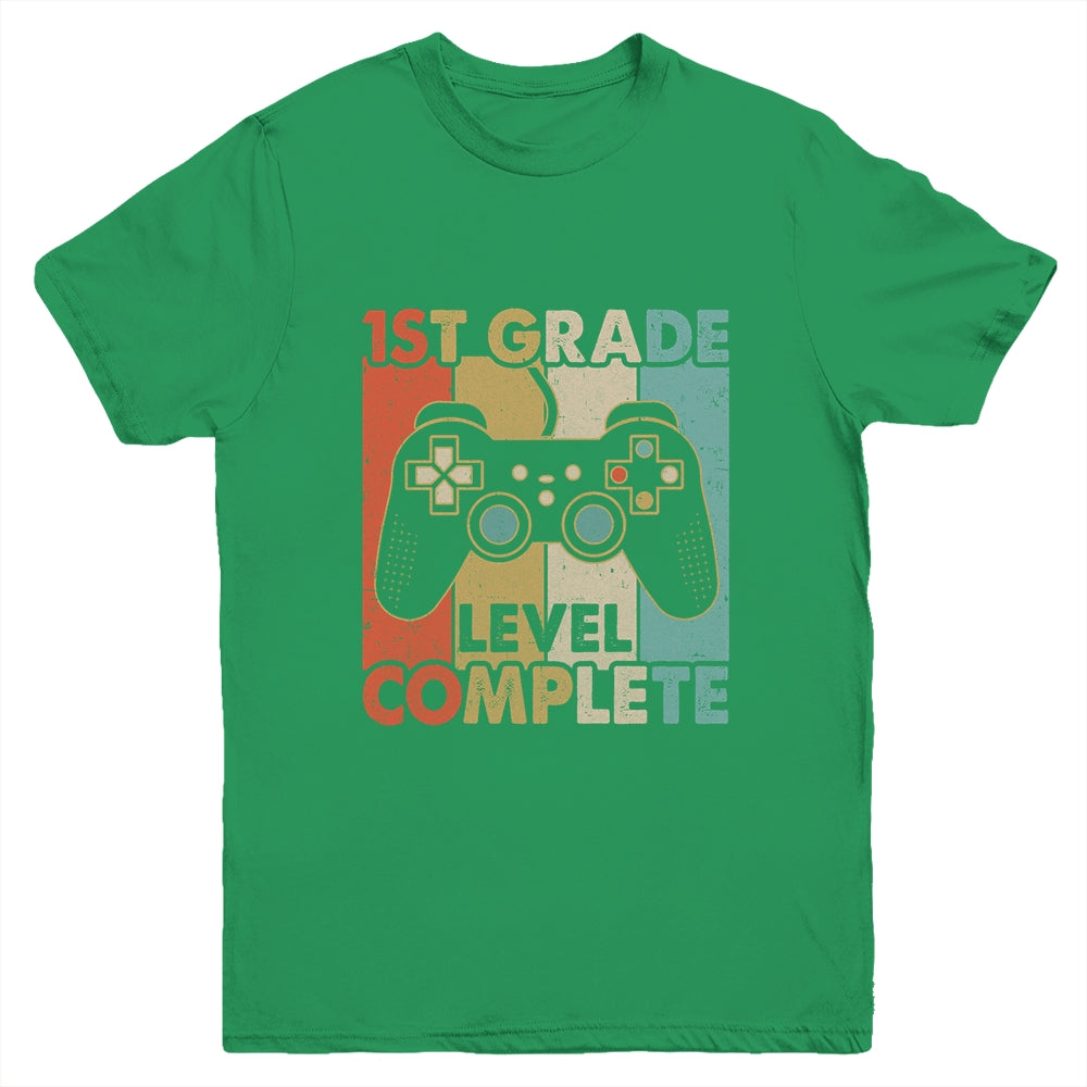 1st Grade Graduation Level Complete Video Games Boy Kids Youth Shirt | siriusteestore